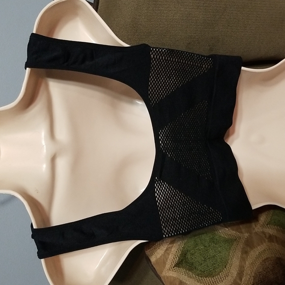 Fashion hollow mesh breathable large black spots bra - Picture 11 of 17